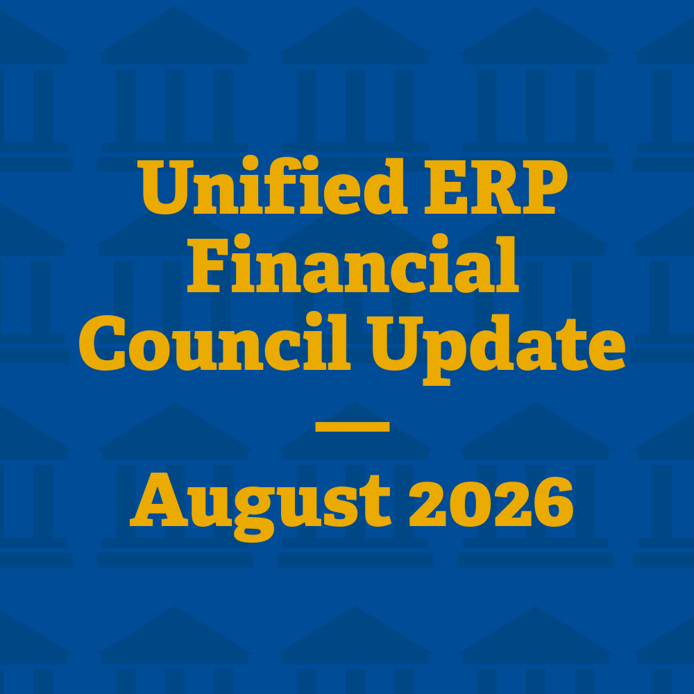 UERP Financial Council Update August 2026
