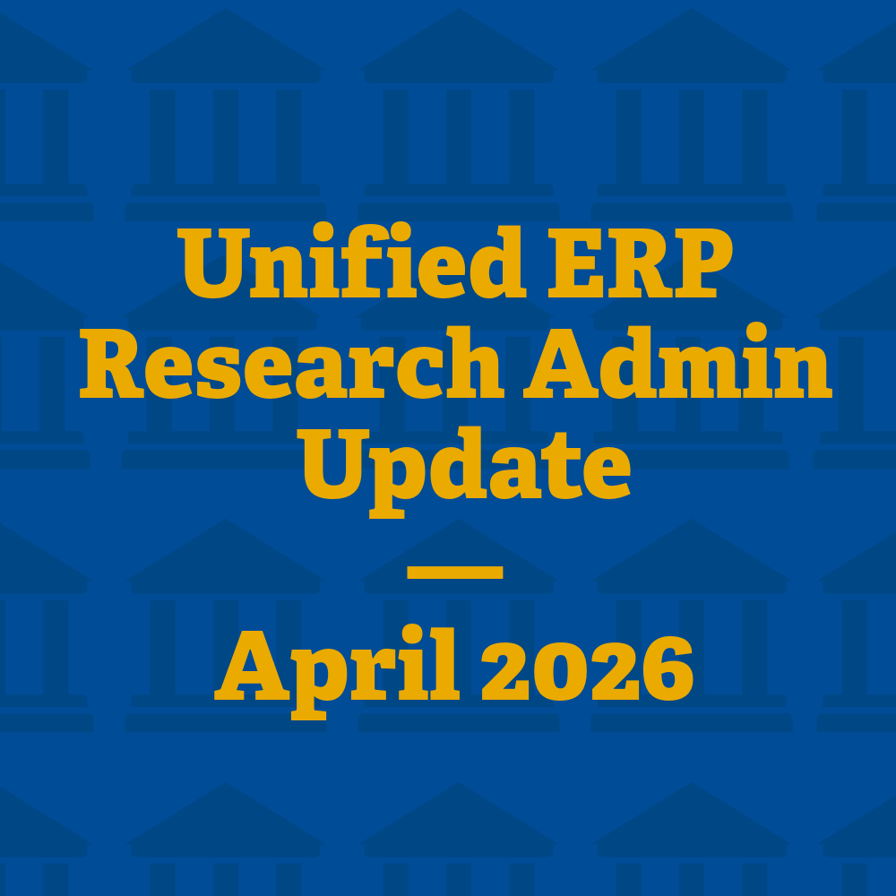 UERP Research Admin Buzz Update April 2026